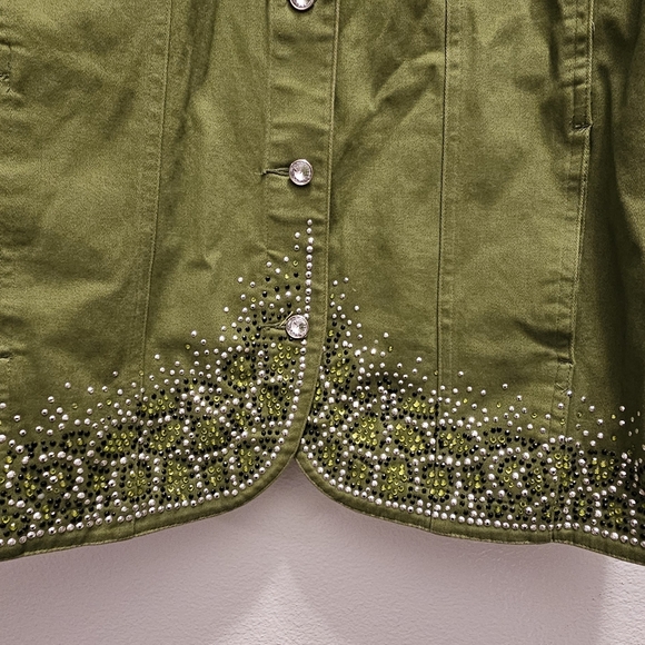 Quacker Factory Rhinestone Jacket - Picture 6 of 6
